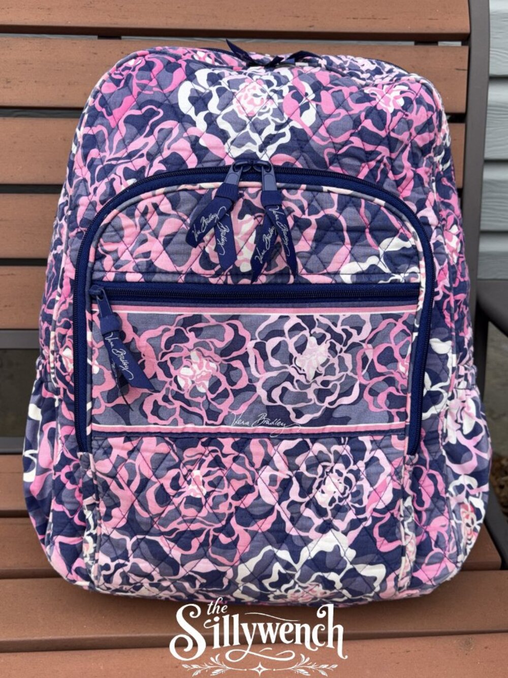 Vera Bradley Katalina Pink Campus Backpack
